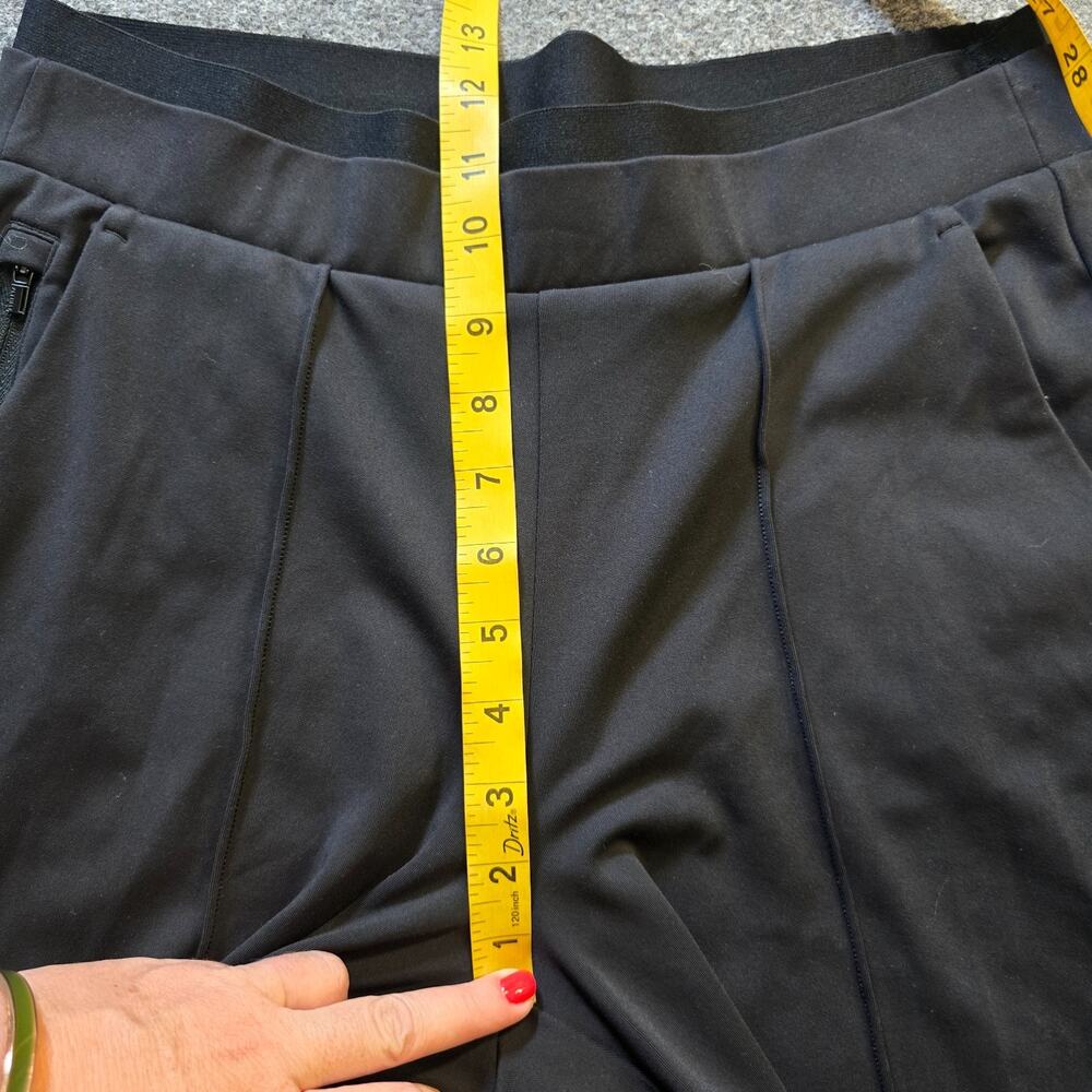 Athleta Pants Womens Size Small Tall Black Venice Pintuck Tapered Pull On Casual - Picture 6 of 11